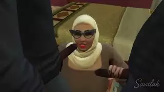 لصان يلتقيان بأميرة عربية