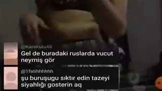 أرنب تركي يظهر ثدييه على المنظار