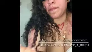 يتم امتصاص بي بي سي من قبل خادمة فندق الأبنوس مع الحمار الكبير والثدي الكبير