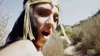 الأميرة العربية تمارس الجنس مع صديقها في أوضاع مختلفة في الهواء الطلق